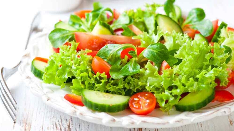 Vegetable salad for your favorite diet