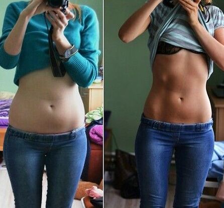 The result of the diet