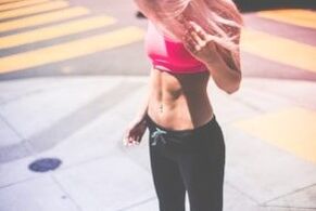 Exercises on the weight loss of the abdomen and sides