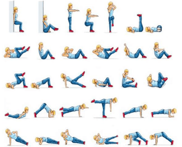 Exercises that lose weight at home